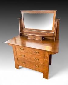 MISSION OAK ARTS & CRAFTS DRESSER