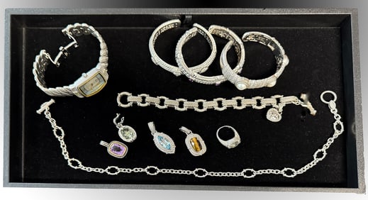 COLLECTION OF JUDITH RIPKA STERLING JEWELRY