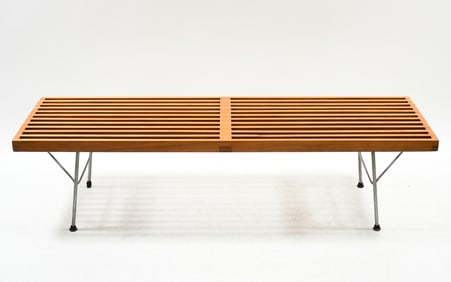 RARE GEORGE NELSON FOR HERMAN MILLER SLAT BENCH
