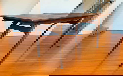 DANISH HANS WEGNER MID CENTURY MODERN DINING TABLE: DANISH HANS WEGNER MID CENTURY MODERN DINING TABLE: