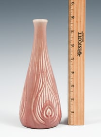 ROOKWOOD #1905 PEACOCK FEATHER VASE