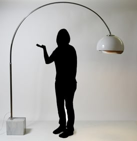 MID-CENTURY MODERN ARC LAMP