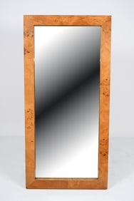 MILO BAUGHMAN BURL OLIVE WALL MIRROR
