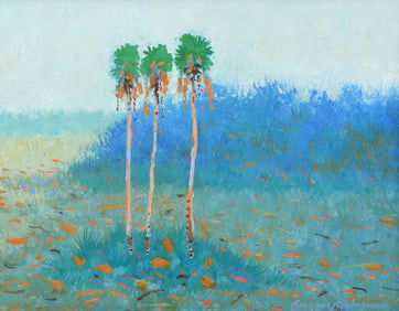 GREG BEHYMER WEKIVA RIVER 2004 PAINTING