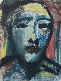 EUGEN NELL EXPRESSIONIST PORTRAIT PAINTING