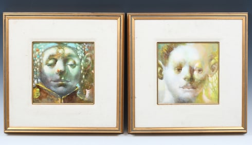 TWO DAVID ANDERSON PAINTINGS
