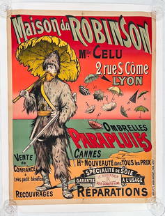 MAISON DA ROBINSON FRENCH POSTER: MAISON DA ROBINSON FRENCH POSTER: