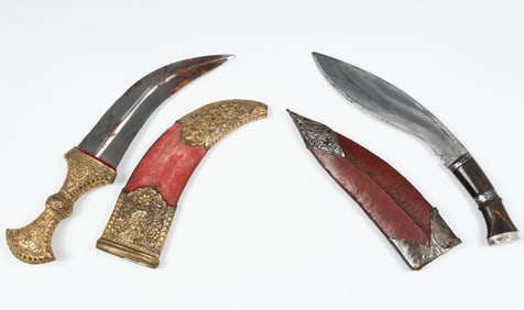 TWO EASTERN ASIAN KNIVES