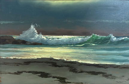 SAM NEWTON FLORIDA HIGHWAYMEN BEACH PAINTING