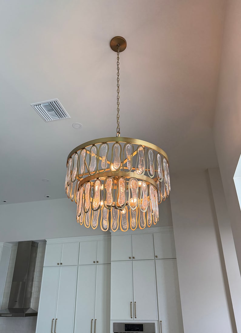 UTTERMOST SHADES OF LIGHT CHANDELIER (1 of 3)