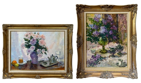 TWO STILL LIFE PAINTINGS