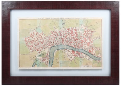 A NEW PLAN OF LONDON WESTMINSTER AND SOUTHWARK