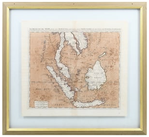 18TH CENTURY KINGDOM OF SIAM MAP
