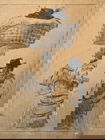 LATE 19TH CENTURY AFRICAN-AMERICAN SATIRE ARTWORK