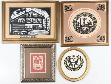 4PC. JULIA FEINER-WIEDERKEHR SILHOUETTE LOT