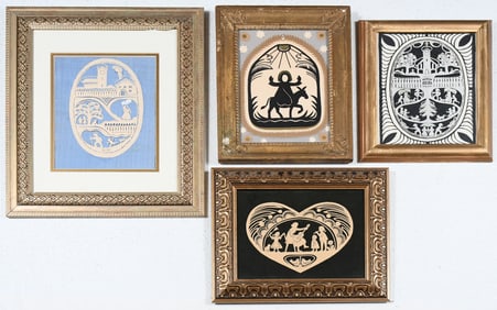 4PC. JULIA FEINER-WIEDERKEHR SILHOUETTE LOT