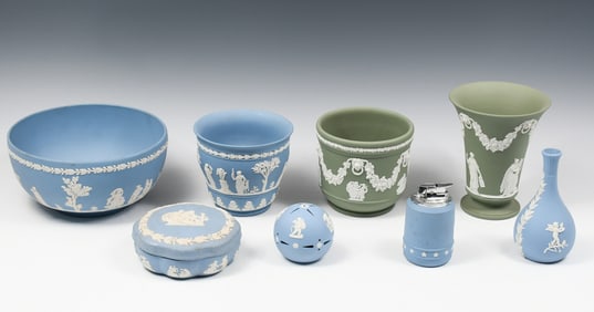 8 PC. WEDGWOOD PORCELAIN COLLECTION