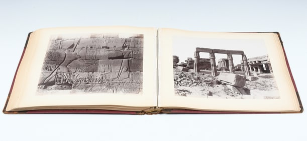 AN ALBUM OF EGYPTIAN ALBUMEN PRINTS