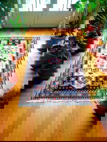 ESTATE TURKISH PRAYER RUG IVORY FIELD