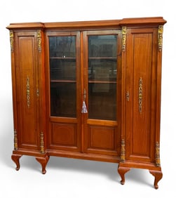 ORMOLU MOUNTED STRING INLAID DISPLAY CABINET