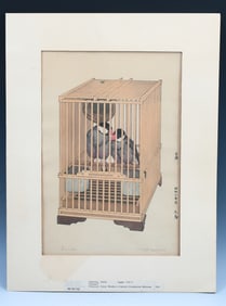 TOSHI YOSHIDA BUNCHO WOODBLOCK
