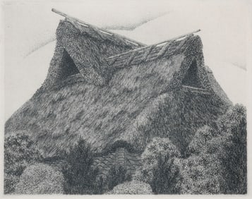TANAKA RYOHEI ETCHING THATCHED ROOF #22