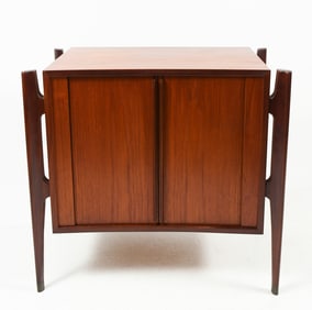 WILLIAM HINN TEAK NIGHTSTAND END TABLE