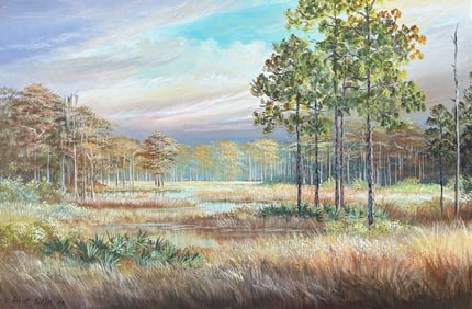 ROBERT BUTLER FLORIDA HIGHWAYMEN SWAMP SCENE
