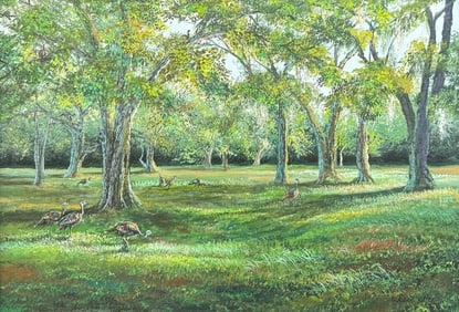 ROBERT BUTLER FLORIDA HIGHWAYMEN PAINTING WITH TUR