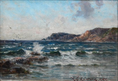 A.S. EDWARD DAVID'S HEAD PAINTING
