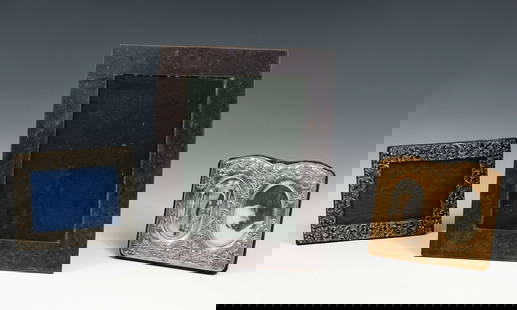 3 PC. STERLING SILVER FRAMES: 3 PC. STERLING SILVER FRAMES:
