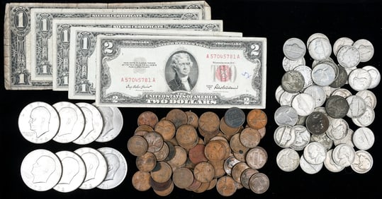 U.S. MINT PAPER CURRENCY & COINS