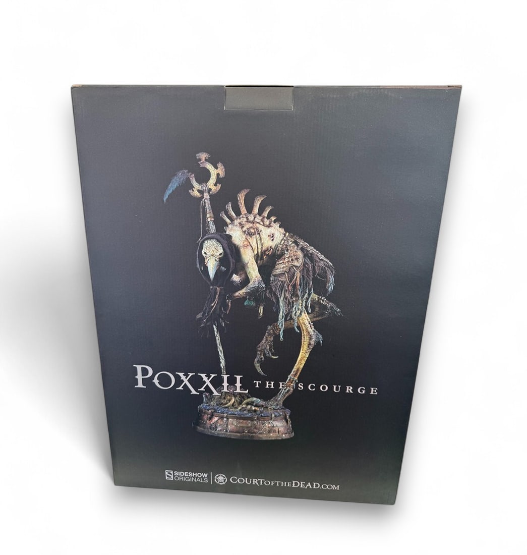 SIDESHOW “POXXIL" PREMIUM FORMAT FIGURE: SIDESHOW COLLECTIBLES COURT OF THE DEAD “POXXIL: THE SCOURGE” PREMIUM FORMAT FIGURE: A striking statue by Sideshow Collectibles depicting the character Poxxil from their original property Cour