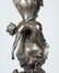 MONUMENTAL ART NOUVEAU SILVERED METAL MERMAID VASE - 5
