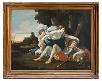 OLD MASTER PAINTING AFTER POUSSIN