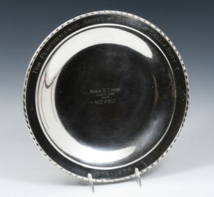 TOWLE STERLING AWARD PRESENTATION PLATTER