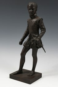 SWORDSMAN BRONZE AFTER FRANCOIS BOSIO