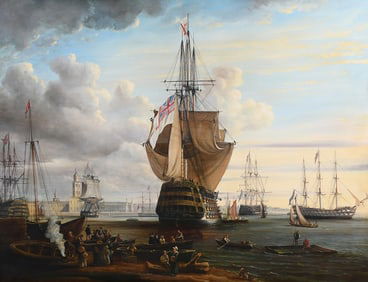 LARGE MARITIME BATTLE O/C
