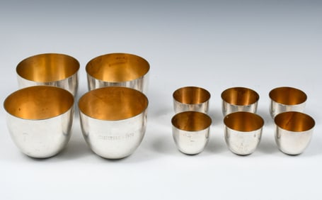 10 PC. STERLING STIEFF "JEFFERSON CUPS"