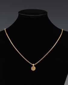 DAVID YURMAN 18K CHAIN & AMULET