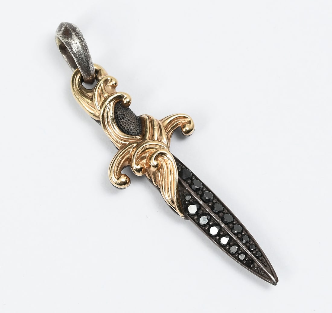 DAVID YURMAN 18K STERLING PENDANT (1 of 4)