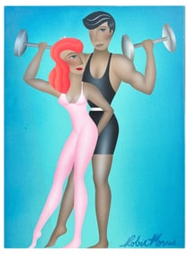 ROBIN MORRIS O/C COUPLE WORKING OUT