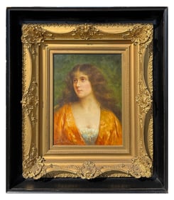 19TH CENTURY PORTRAIT PAINTING OF GRISELDA