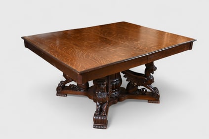 CARVED HORNER STYLE TABLE
