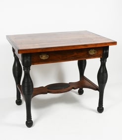 EARLY 20TH-CENTURY CARVED WORK DESK