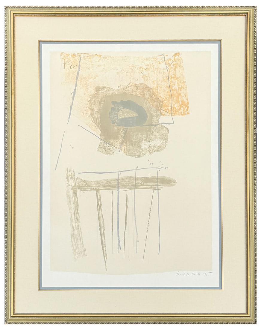 ROBERT BURNS MOTHERWELL "CHAIR" LITHOGRAPH (1 of 3)