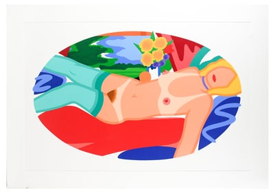 WESSELMANN SILKSCREEN "BEAUTIFUL BEDROOM KATE"