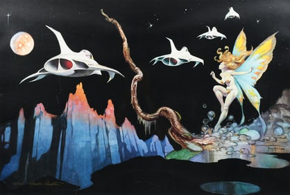 FRANK FRAZETTA "DREAMFLIGHT" LITHOGRAPH
