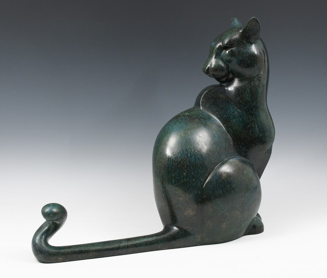 TIM CHERRY BRONZE CAT "FE LION" (1 of 7)