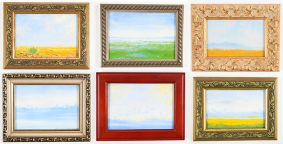6PC. GREG BEHYMER FLORIDA PAINTING LOT